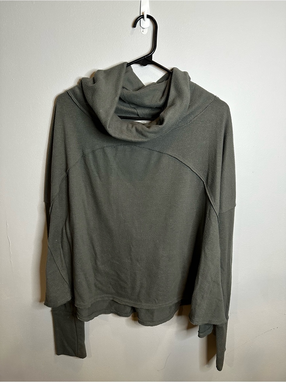 We The Free Olive Green Pullover Sweatshirt